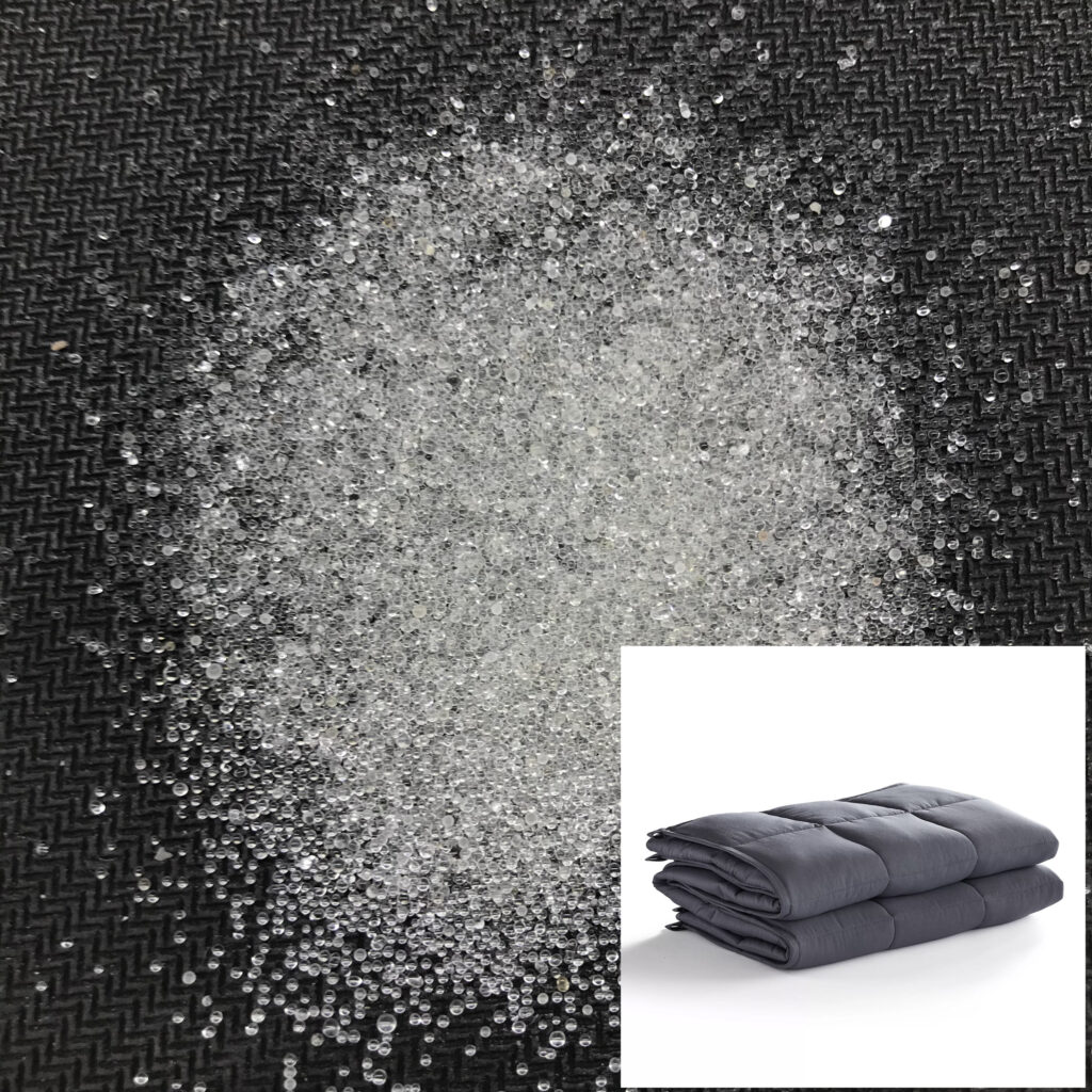 Which Size Glass Beads for Weighted Blanket? Micro Glass Beads SICHENG